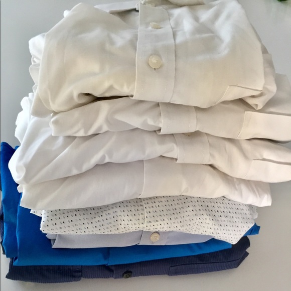 SOLD 8 d r e s s  s h i r t s - Picture 2 of 8